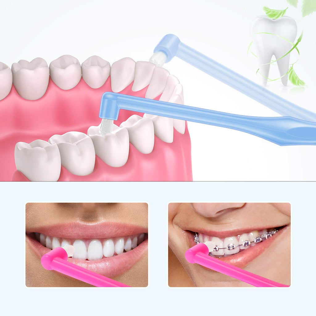 Buy now Boao 6 Pieces Tuft Toothbrush Tufted End-tuft Soft Trim Single Compact Interdental for Detail Cleaning Tapered Brush(Tapered Brush) at indiglob india
