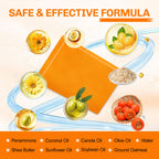 5 Pcs Persimmon Soap for Old People Smell, Persimmon Soap Bar for Body Odor Control, Natural Organic Deodorant Body Wash Soap for Women & Men