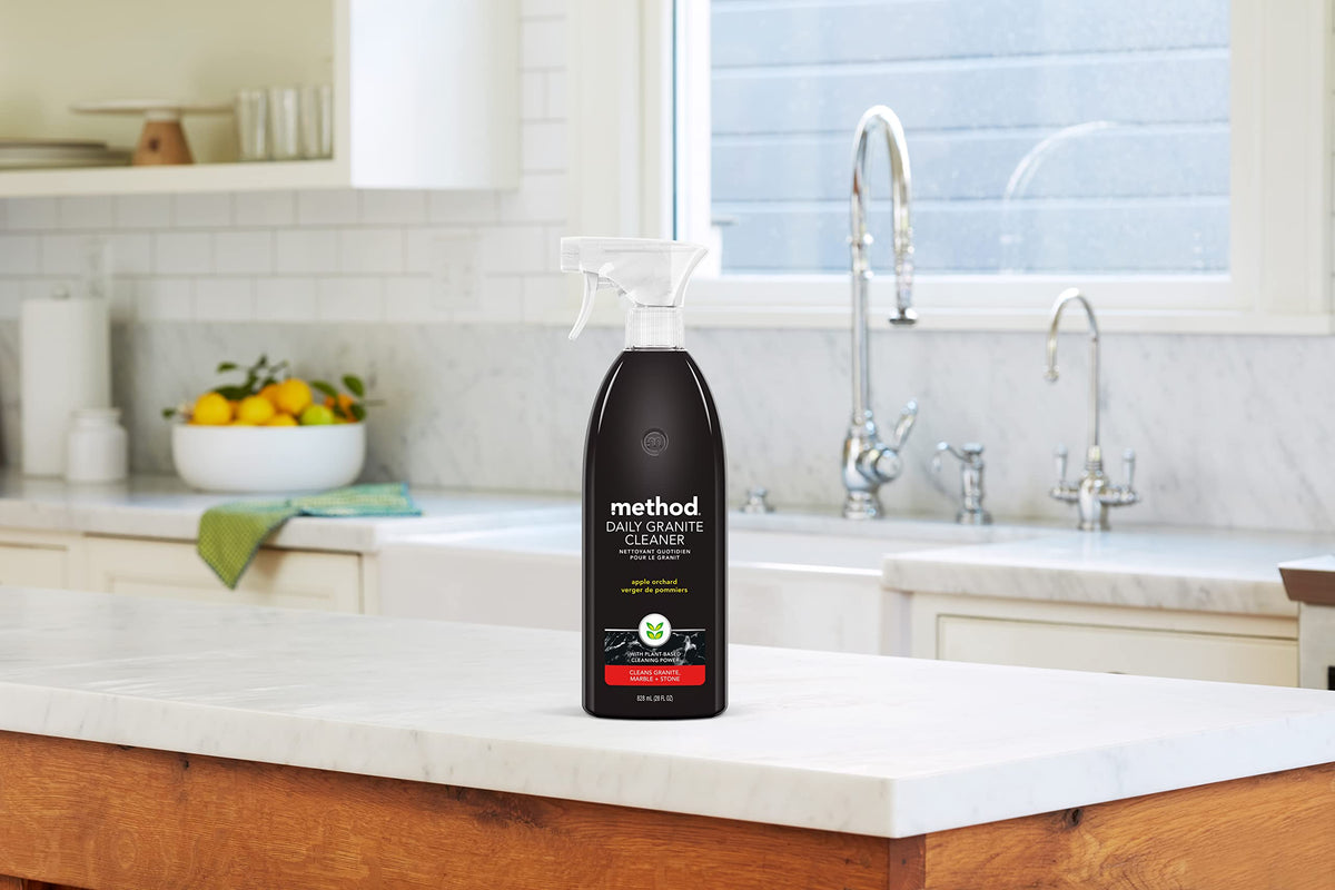 method Daily Granite Cleaner Spray, Apple Orchard, 28 fl oz, 4 Pack