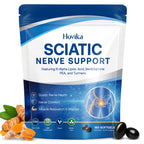 Neuropathy Support Supplement - Sciatic Nerve Health Support with Pea, R-Alpha Lipoic Acid, Benfotiamine & Vitamin B12 for Sciatic Nerve Health, Mobility & Antioxidant Support, 180 Vegan Softgels