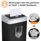 Bonsaii 15-Sheet Cross-Cut 40-Min Heavy Duty Paper Shredder for Home Office