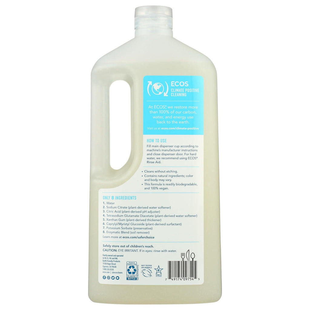 ECOS Free and Clear Automatic Dishwasher Gel, 40 fl oz