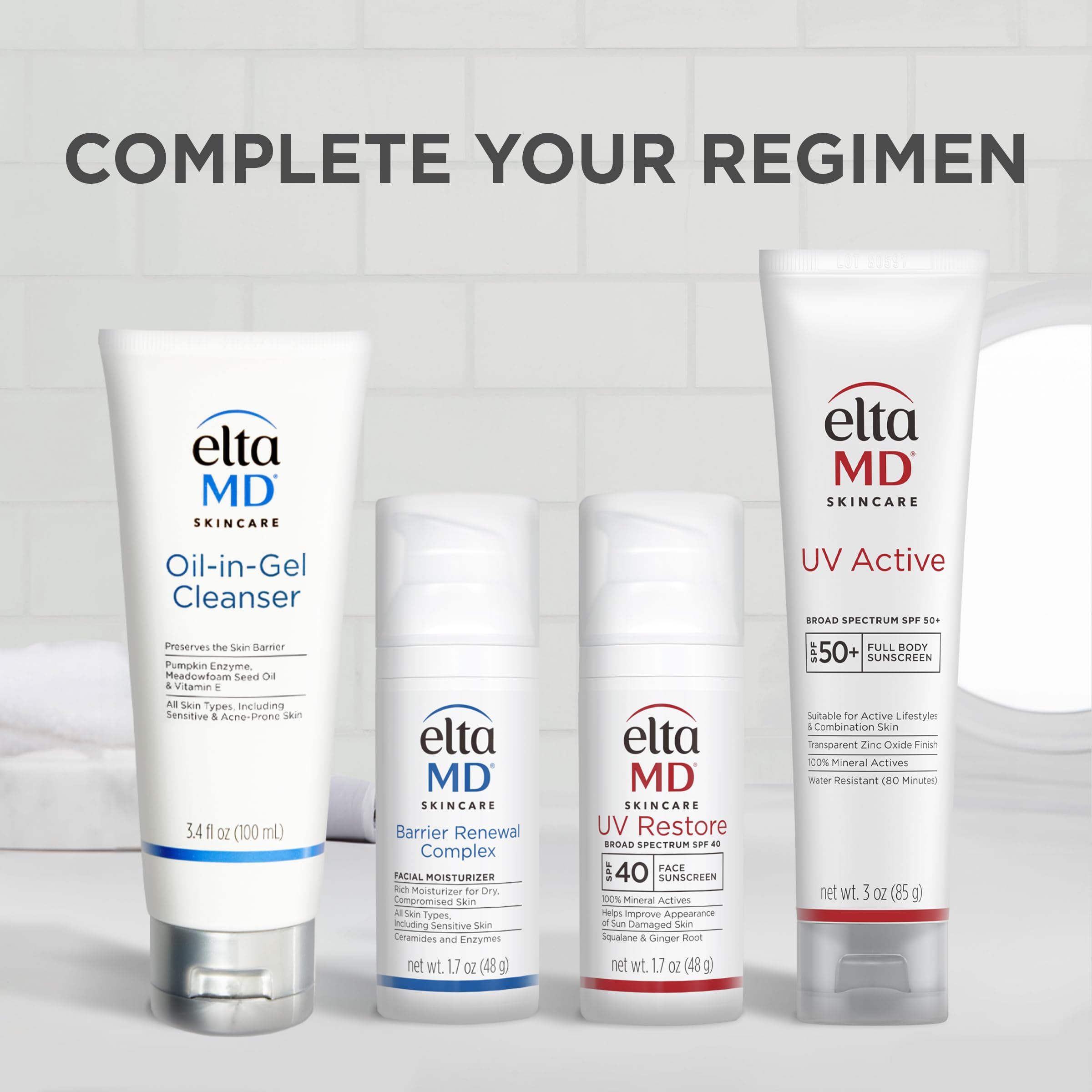 EltaMD UV Restore 100% Mineral Face Sunscreen For Mature Skin, SPF 40 | For Adults with Visible Sun Damage, Fine Lines, or Age Spots, Zinc Oxide Formula, Lightweight, Restores Skin Moisture