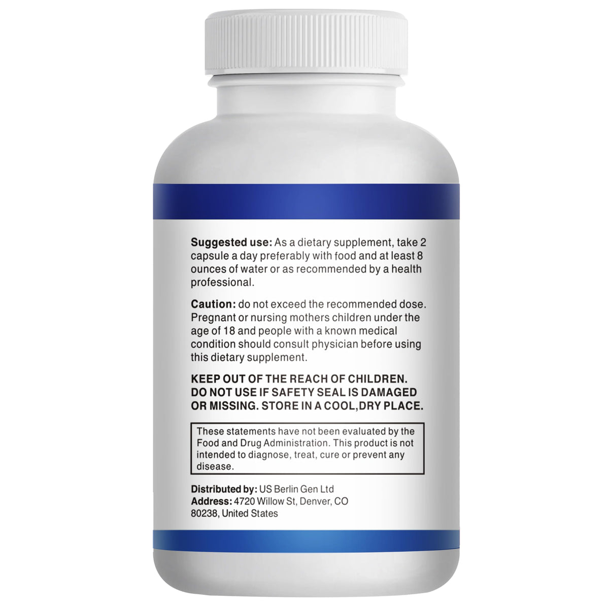 1000mg Magnesium Complex Capsules, 8-in-1 Magnesium Glycinate, Citrate, Malate, Taurate, Oxide, Carbonate, Aspartate, Orotate - 240 Capsules (1 Bottle (240 Capsules))