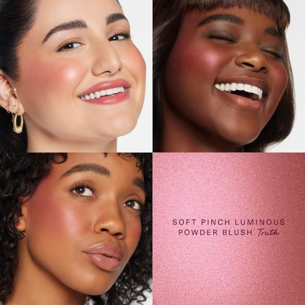 Buy now Rare Beauty Soft Pinch Luminous Powder Blush - Truth Radiant Mauve Maroon, 0.098 oz/2.8 g, Palette at indiglob india