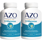 AZO D-Mannose Supplement for Women & Men, Clinical Strength, 120 Capsules | D-Mannose Pills, Urinary Tract Health, Cleanse Flush & Protect* Daily Support, 2000mg per serving, Clinically Studied Amount