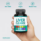 Liver Cleanse Detox & Repair 27 in 1 Formula - Milk Thistle, Dandelion Root, Turmeric, Artichoke Extract & More - Liver Detox Support Supplement - 3rd Party Tested, Vegan Safe & USA Made (60 Count)