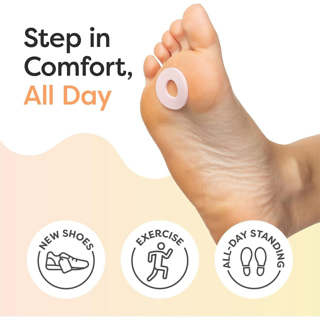 Buy now ZenToes Callus Cushions | Water-Resistant Self-Stick Adhesive Corn Pads | Foot, Heel, & Toe Discomfort Relief | Soft Foam for Friction Protection | Ideal for Active Lifestyles | 24-Pack at indiglob india