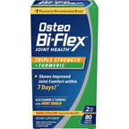Buy now Osteo Bi-Flex Glucosamine Triple Strength Plus Turmeric Supplement with Curcumin for Joint Support and Range of Motion, 40 Day Supply, 80 Coated Tablets, Joint Health Nutritional Supplements at indiglob india