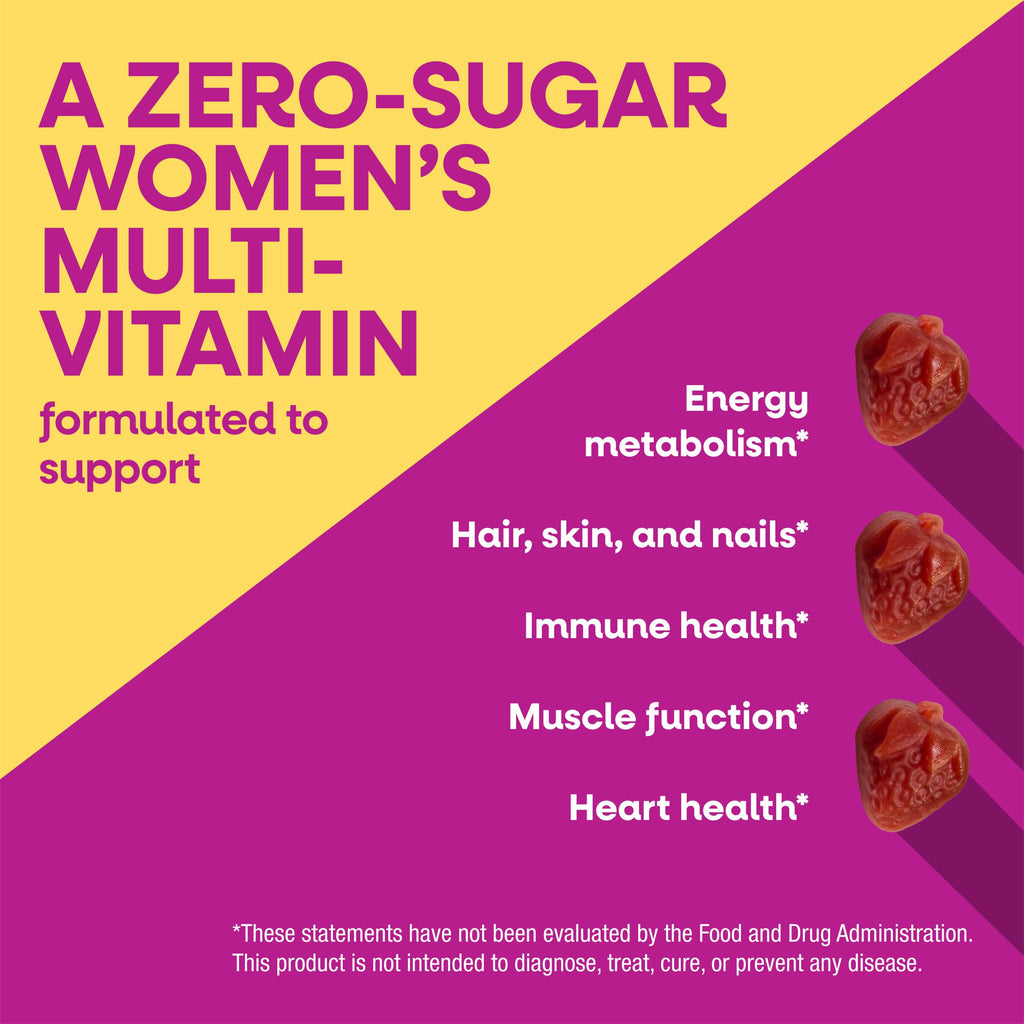 Nature's Way Alive! Zero Sugar Women's Gummy Multivitamin, 80 ct