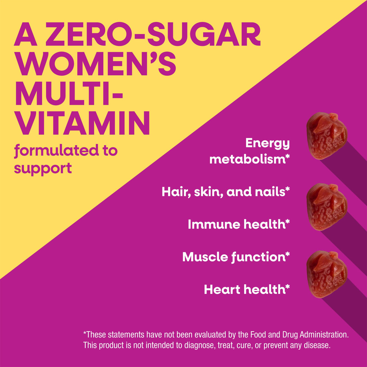 Nature's Way Alive! Zero Sugar Women's Gummy Multivitamin, 80 ct