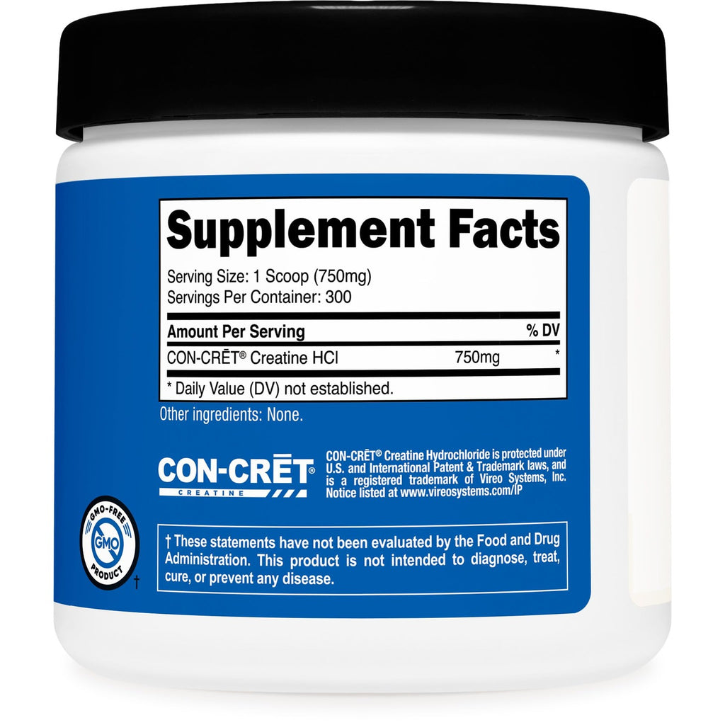 Nutricost Creatine HCl Powder (8 OZ) Made with CON-CRET Creatine