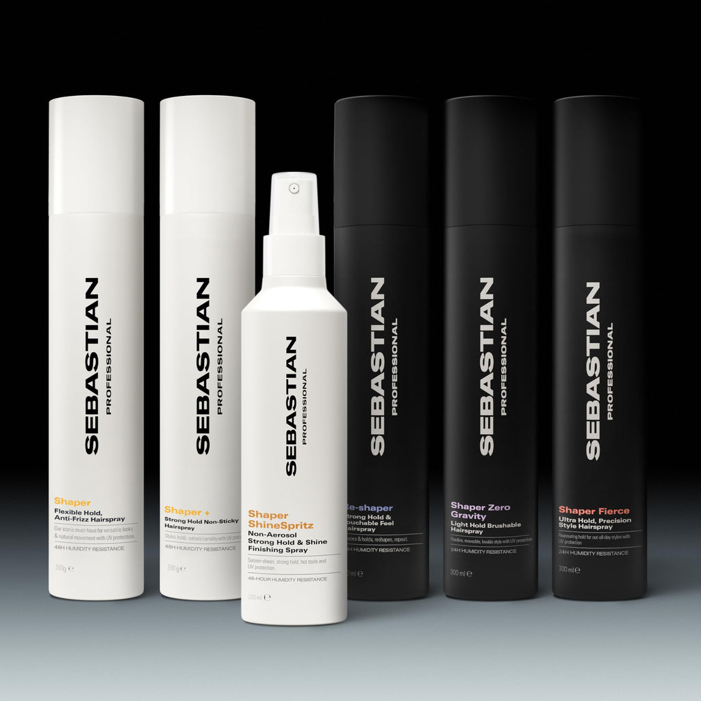 Sebastian Professional Shaper Plus Hairspray, 50% VOC | Humidity Resistant | Extra Hold | Non-Sticky Hairspray
