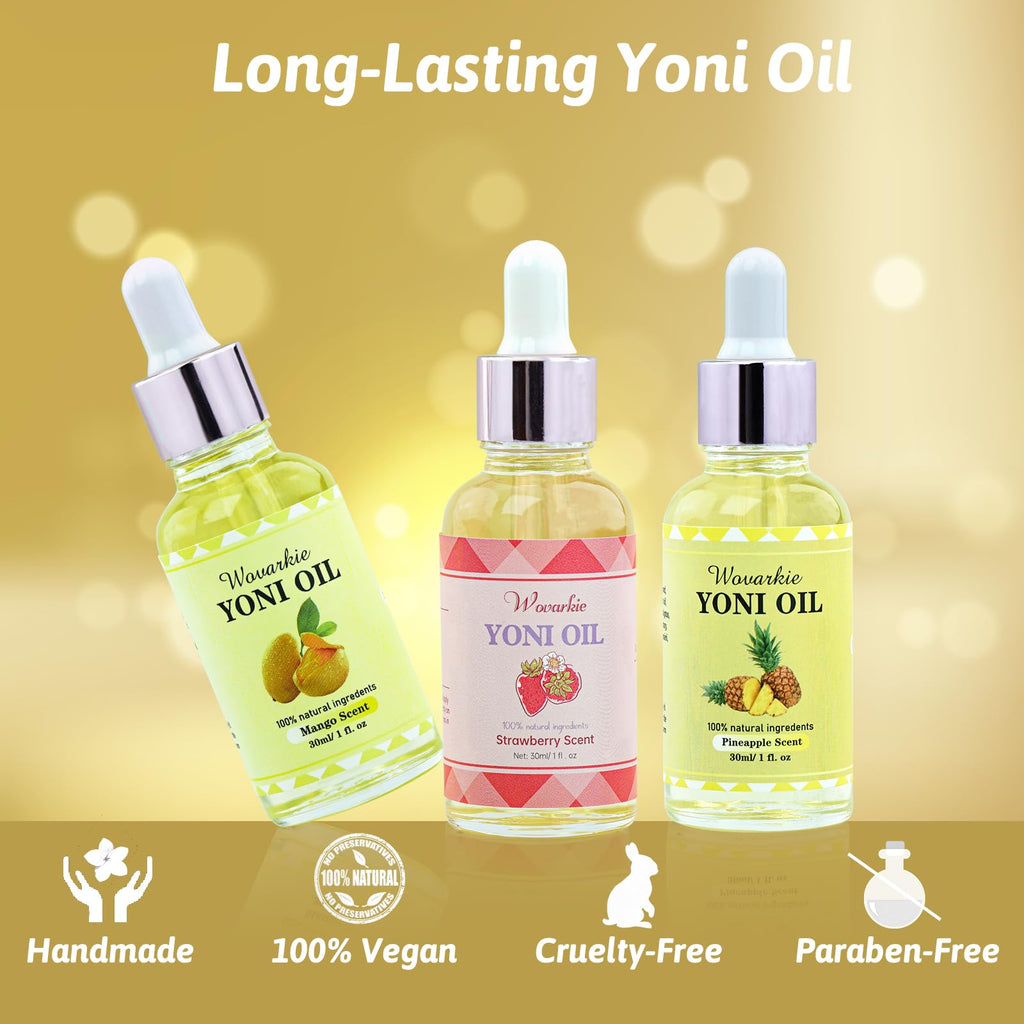 Yoni Oil for Women, 100% Natural Feminine Oil Intimate Deodorant for Women