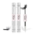 Lash Cluster Glue, Waterproof Bond and Seal Lash Glue, Black - 10ml | Strong Hold 3-7days, Latex-free & Formaldehyde-free, Waterproof, For Cluster/ Individual/ Strip Lashes, Easy to Use