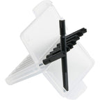 Buy now Hearing aid Wax Guard Filter for phonak, widex and Resound Wax Traps Hear Clear Cleaning kit Accessory (40 Filters) (Black) at indiglob india