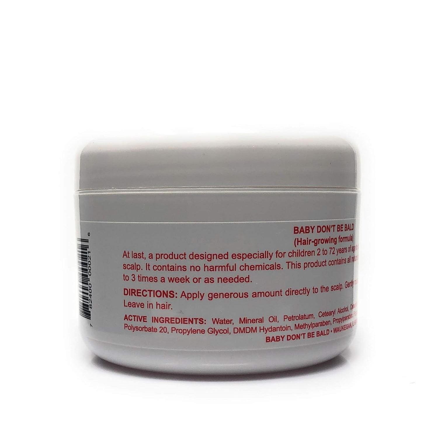 Buy now Baby Don't Be Bald Hair & Scalp Nourishment Triple Strength (Red) 8 Oz. at indiglob india