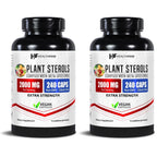 Healthfare Plant Sterols Capsules | 240 Vegan Capsules | Beta Sitosterol & Phytosterol Complex | Plant-Based Supplement | Non-GMO & Gluten-Free | Made in the USA