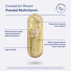 Ritual Women's Prenatal Multivitamins - 60 Capsules - 30 Servings | Clinical-Backed - Key Essential Vitamins and Minerals to Support Mom and Baby During Pregnancy* - Choline - Vegan - Citrus
