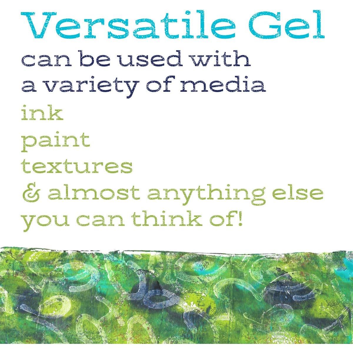 Buy now Gel Press Monoprinting Print Plate - 12” X 14” Gel Plate - Printmaking Supplies - Reusable Gel Printing Plate for Press Art for Card Making, Scrapbooking, Journaling, Arts and Crafts, Home Decor at indiglob india