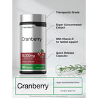 Horbäach Cranberry Concentrate Extract Pills with Vitamin C