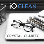 iO CLEAN Eyeglass Cleaner Spray, Glasses Cleaning Kit, 2 Bottles, 2 Cloths