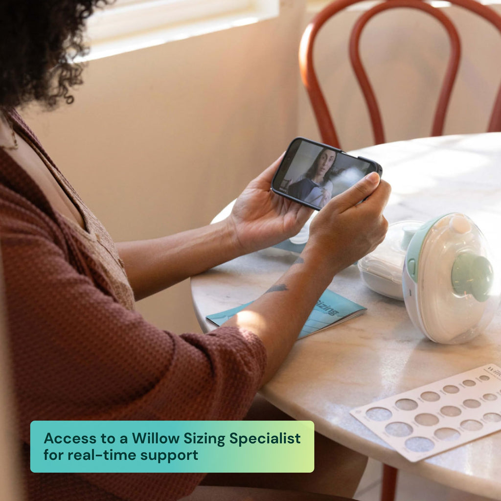 Willow Flange Sizing Kit - Breast Pump Sizing Kit for Willow Go & Wave