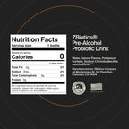 ZBiotics — Feel Better After Drinking, Wake Up Refreshed, Science-Backed, Patented Probiotic, Travel-Friendly, 3-Pack of 0.47 Fl Oz Bottles