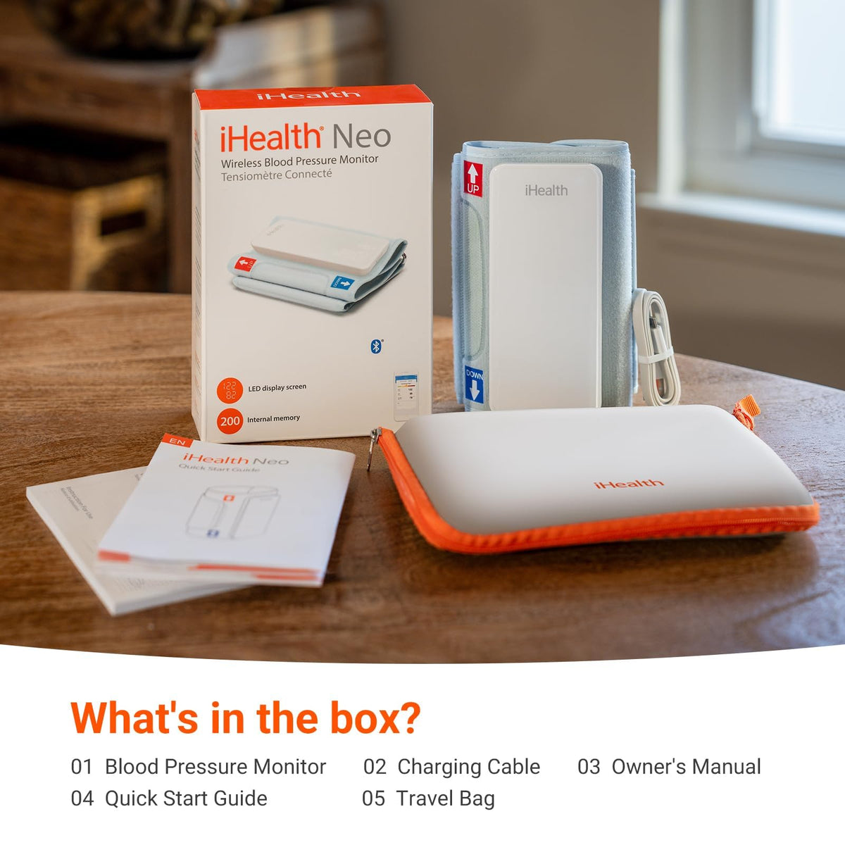 iHealth Neo Wireless Blood Pressure Monitor, Upper Arm BP Machine with App