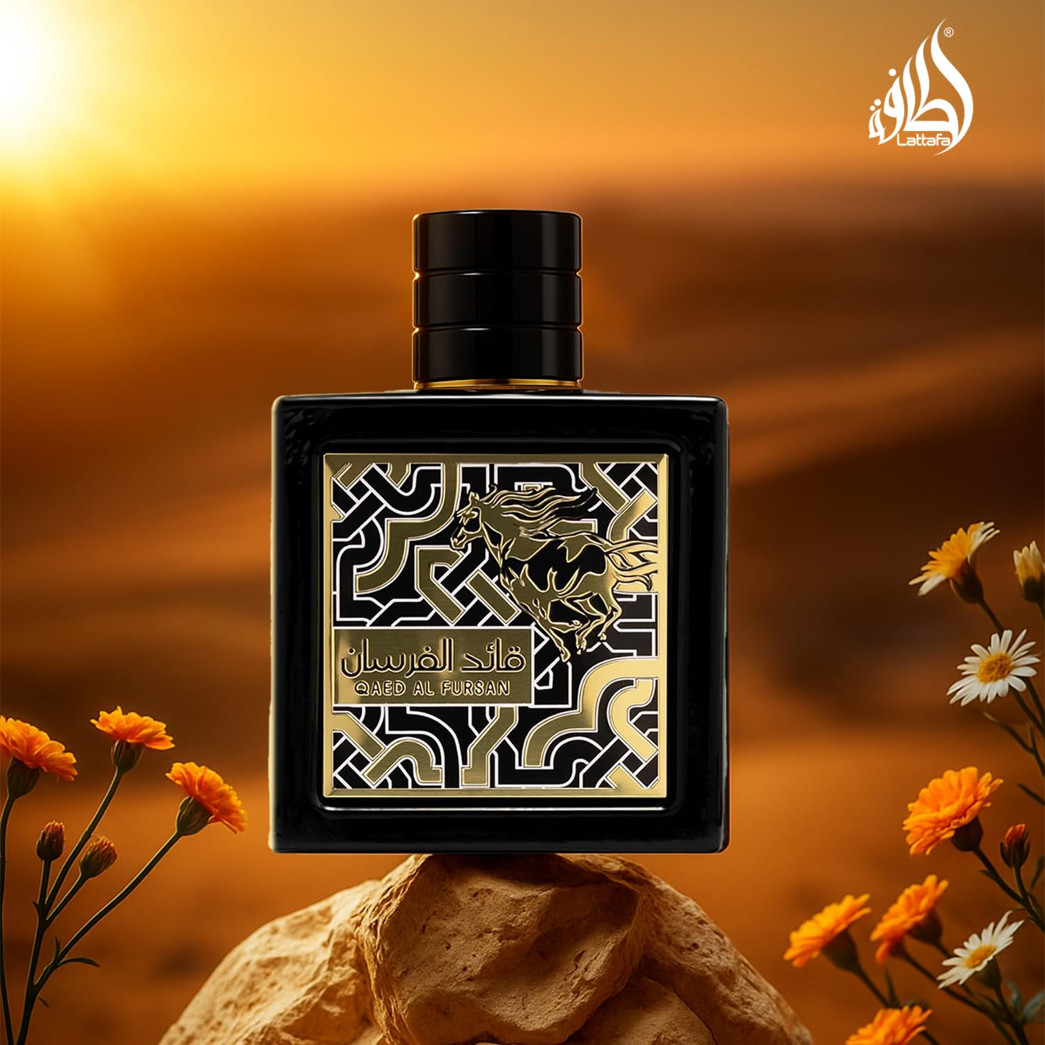 Buy now Lattafa Qaed Al Fursan for Men Eau de Parfum Spray, 3.04 Ounce at indiglob india