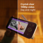 Philips Avent Premium Connected Baby Monitor, 1080p Camera, 5" HD Screen