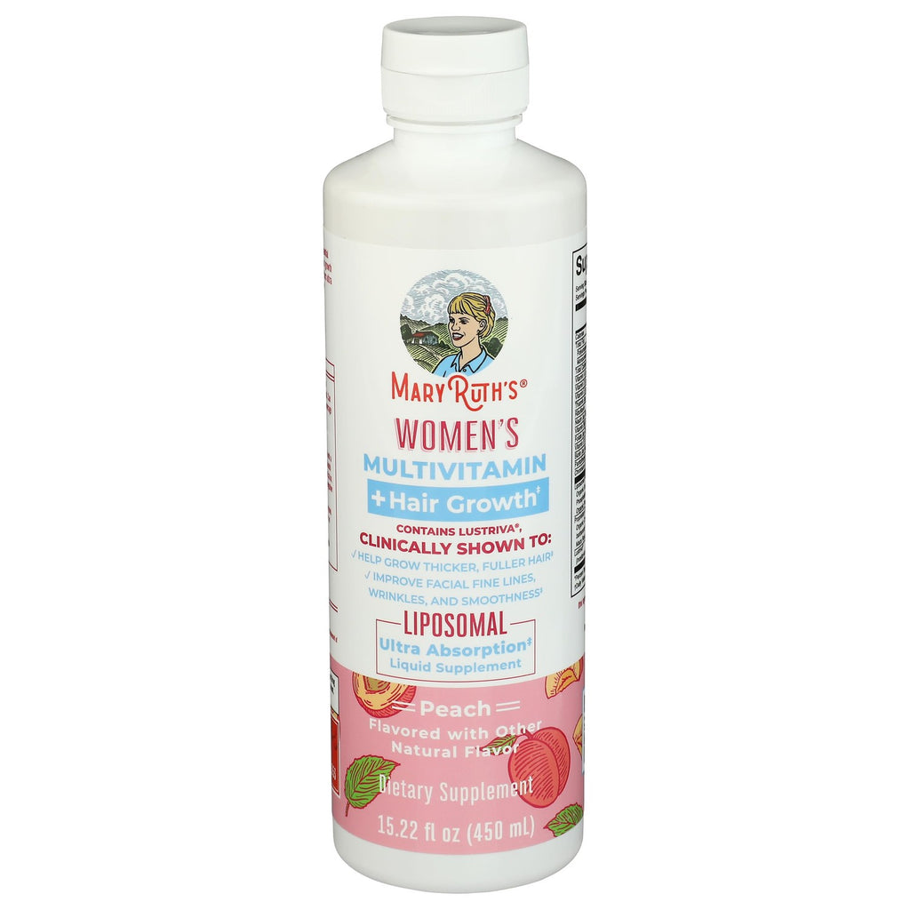 MARYRUTH'S Women's Multivitamin + Hair Growth Liquid Liposomal, 15.22 Fl Oz | 15.22 Fl Oz