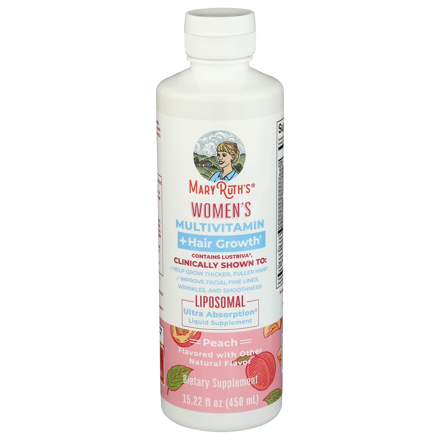 MARYRUTH'S Women's Multivitamin + Hair Growth Liquid Liposomal, 15.22 Fl Oz | 15.22 Fl Oz