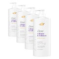 Dove Shampoo Volume & Fullness for Fine, Thin Hair with Bio-Protein Care Technology and Biotin 28 Fl Oz (Pack of 4)