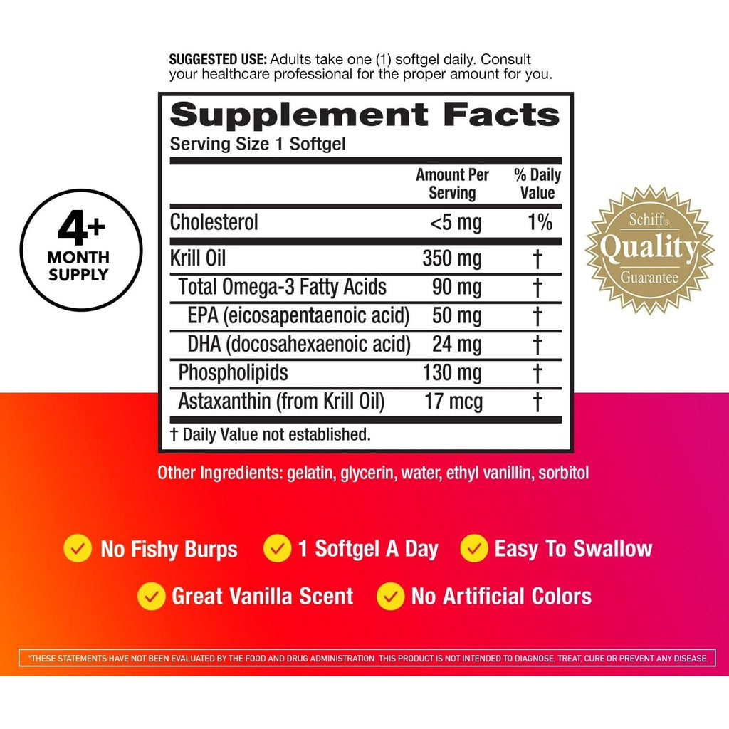 Buy now MegaRed - Omega-3 Krill Oil 350mg Softgels (130 Count in A Bottle), EPA & DHA Omega-3 Fatty Acids with No Fishy Aftertaste Unlike Fish Oil, Contains Antioxidant Astaxanthin at indiglob india