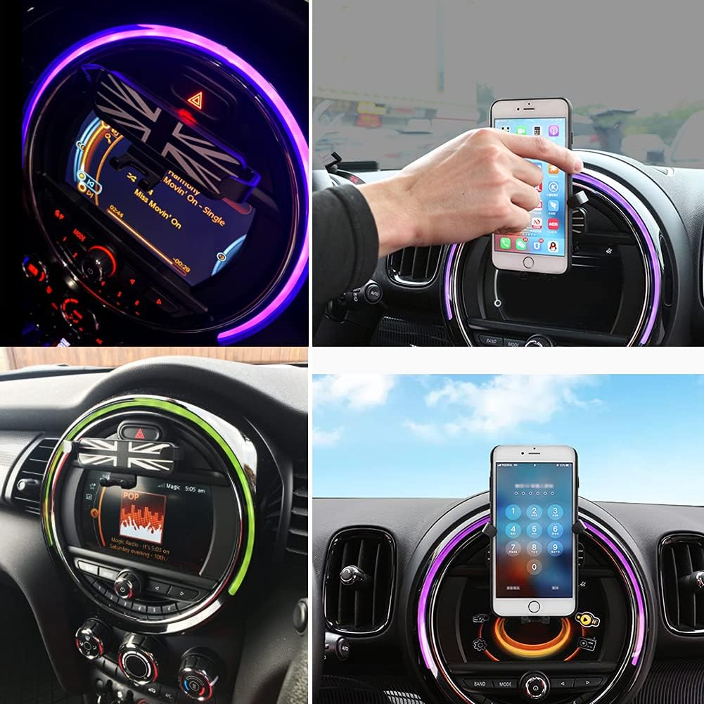 Buy now Hesanzol Mobile Phone Holder for Mini Cooper S Jcw One F54 F55 F56 F57 F60, Special Navigation Mobile Phone Mount for Central Control Screen at indiglob india