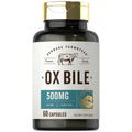 Carlyle Ox Bile Supplement 500 mg | 60 Capsules | Digestive Enzymes