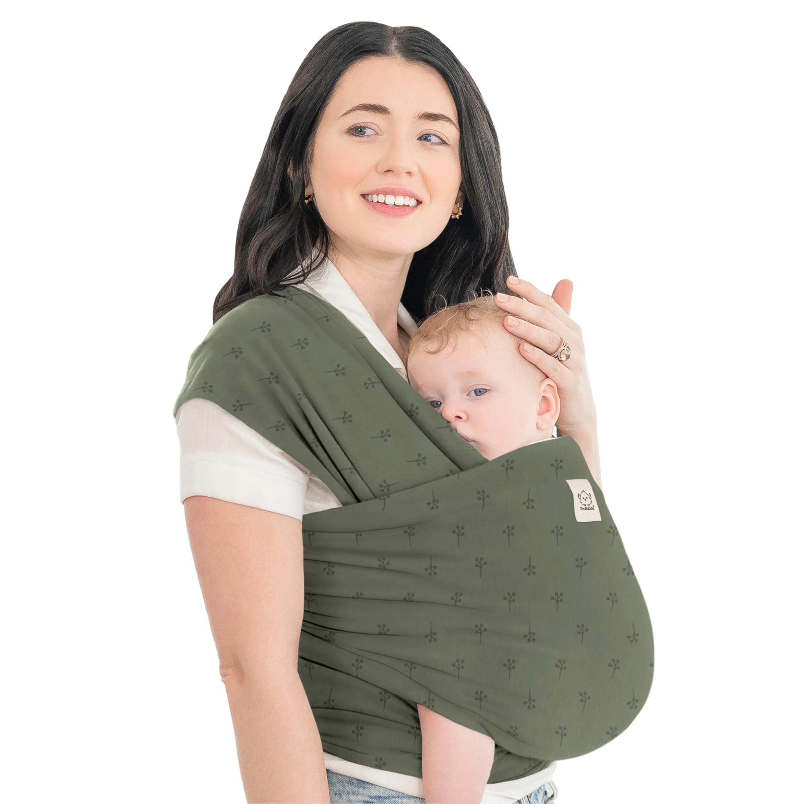 Buy now KeaBabies Baby Wrap Carrier - All in 1 Original Baby Carrier Newborn to Toddler Sling, Easy to Wear, Hands Free Bonding, Lightweight, Breathable Infant Wraps (Classic Gray) One Size (Pack of 1) Forest Berries at indiglob india