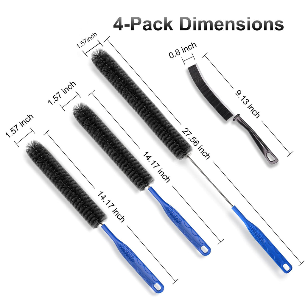 Drain Brush, Refrigerator Coil Cleaning Brush, Dryer Vent Cleaner Brush