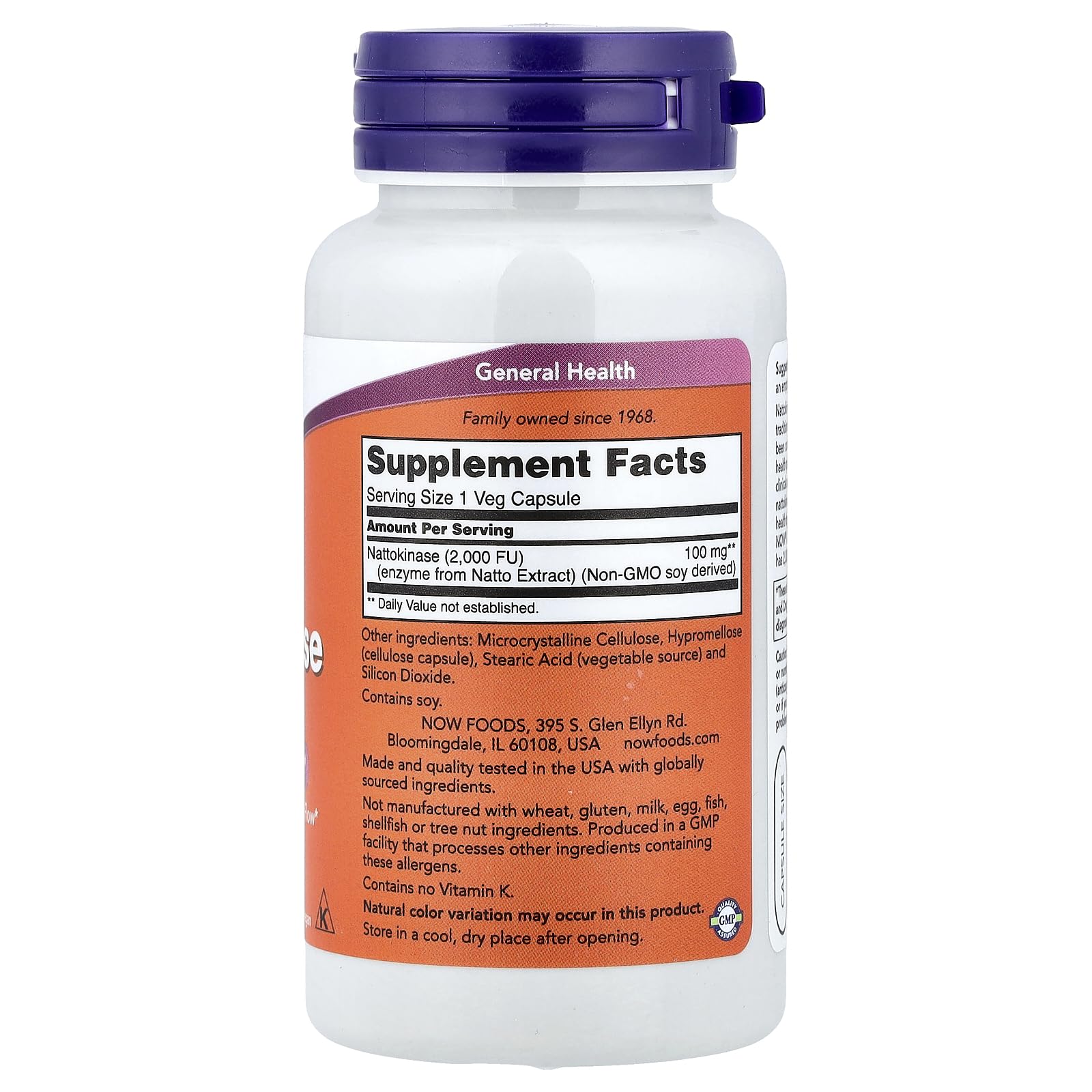 Buy now Nattokinase 100 mg 120 VegiCaps at indiglob india