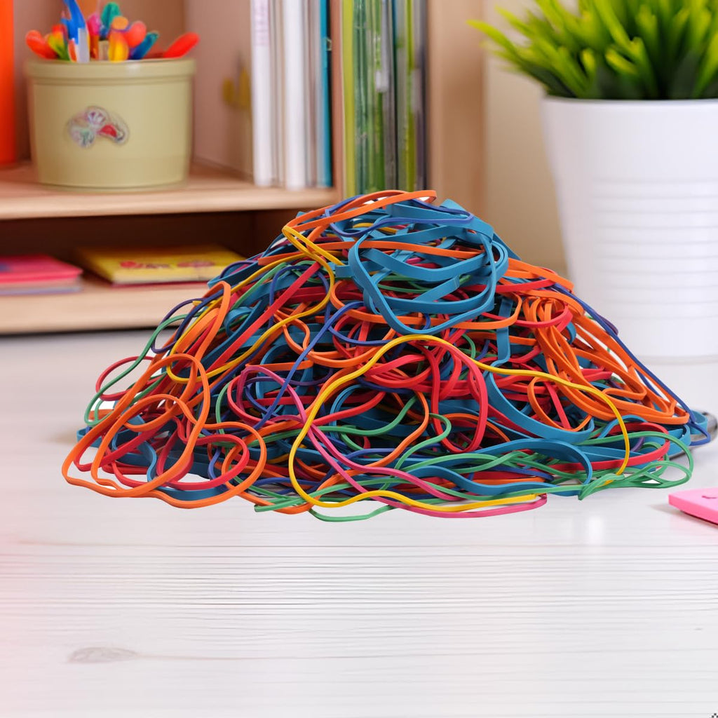 Rubber Bands Assorted Sizes Large 0.5lb Size117A #117B, 8in, 4-4/5" x 1/8"