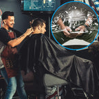 Buy now CM Barber Cape with Clear Window Salon Cape Hair Cutting Cover Hair Drape Waterproof Haircut Apron with Buckle for Barber Shop Salon Stylists Home DIY Hairdressing at indiglob india