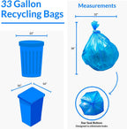 Reli. SuperValue 33 Gallon Recycling Bags (120 Count) Made in the USA