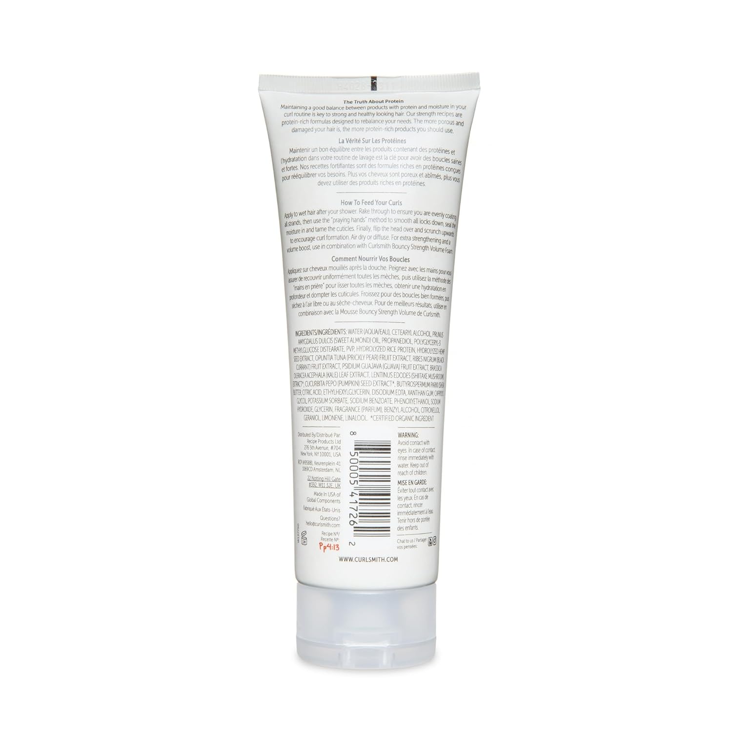 Buy now CURLSMITH Feather Light Protein Cream - Flexible Hold Curl Cream, Protein-Rich Styling Cream for Curls, For All Curl Types, Best for Weak and Damaged Curls, Vegan & Cruelty Free (8 oz) at indiglob india