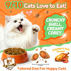 Carmelie Flea and Tick Prevention for Cats Chewables, 500 Crunchy & Creamy