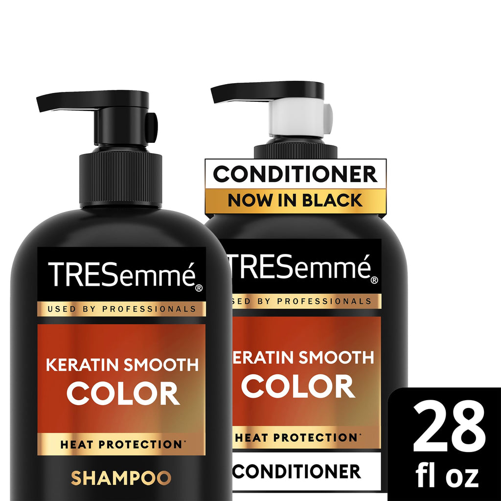 TRESemmé Shampoo and Conditioner Set, Keratin Smooth Color, 28 Oz Ea