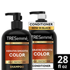 TRESemmé Shampoo and Conditioner Set, Keratin Smooth Color, 28 Oz Ea
