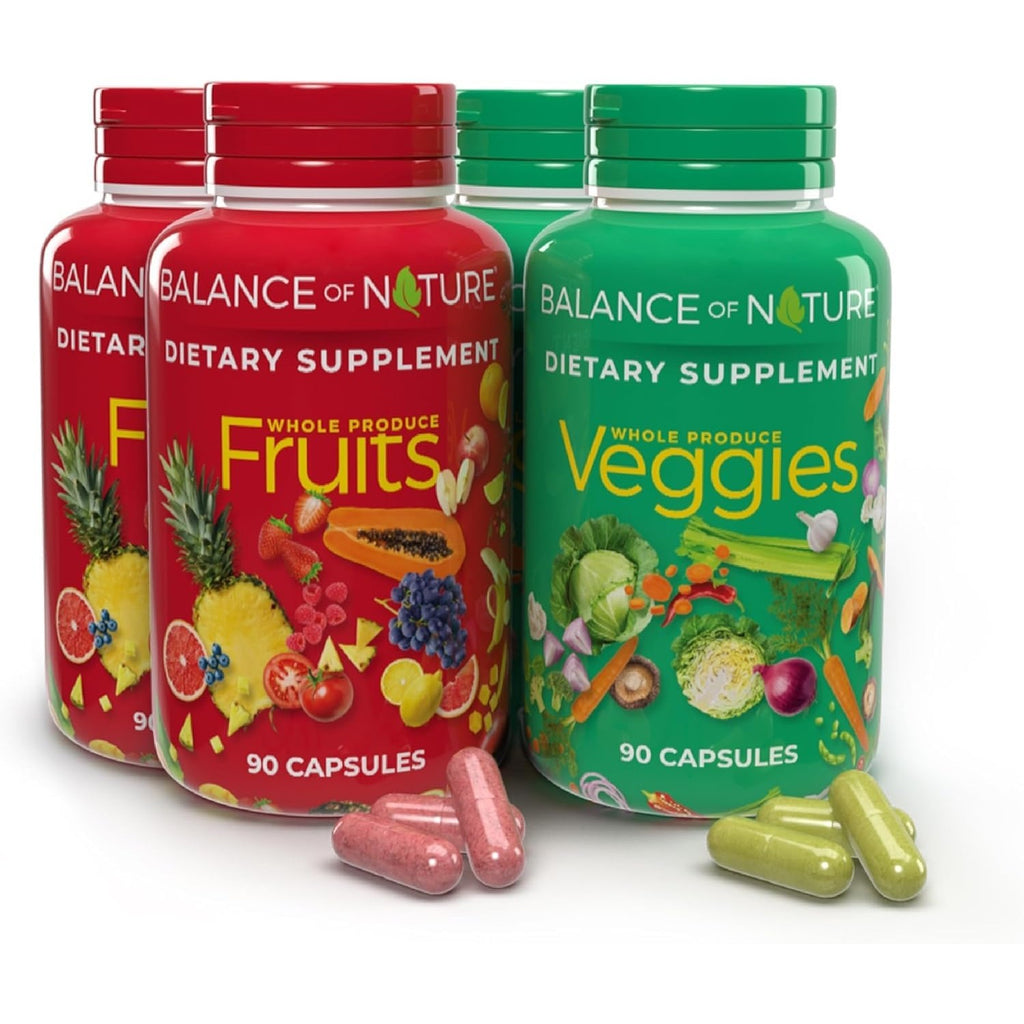 Balance of Nature Whole Food Supplement, Fruit & Veggies, 60 Servings
