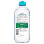 Garnier Micellar Water For Waterproof Makeup, Hydrating Facial Cleanser & Makeup Remover, Suitable for Sensitive Skin, Vegan, Cruelty Free, 13.5 Fl Oz (400mL), 1 Count