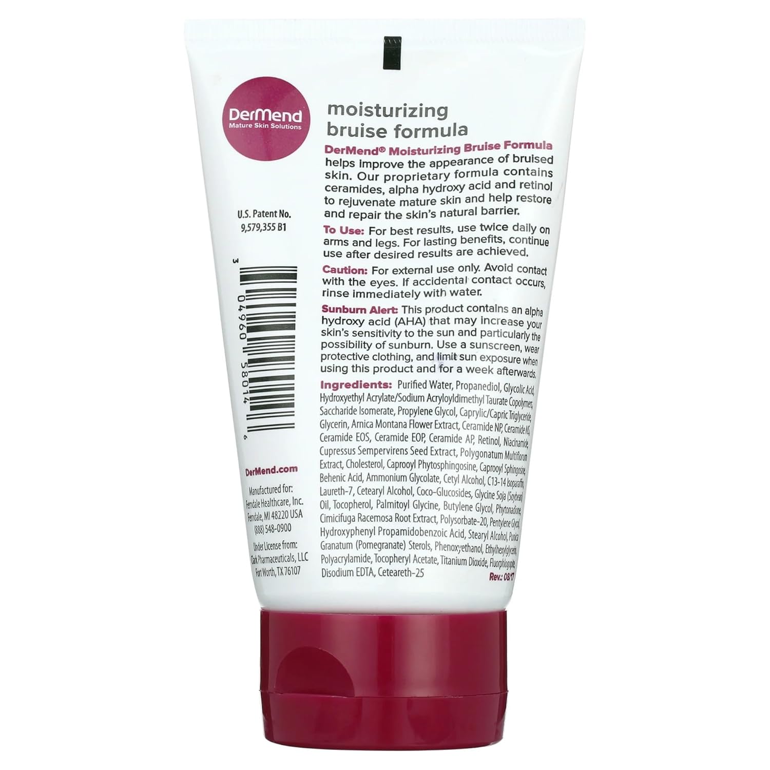 Buy now DerMend Moisturizing Bruise Formula Cream 4.50 oz (Pack of 2) at indiglob india